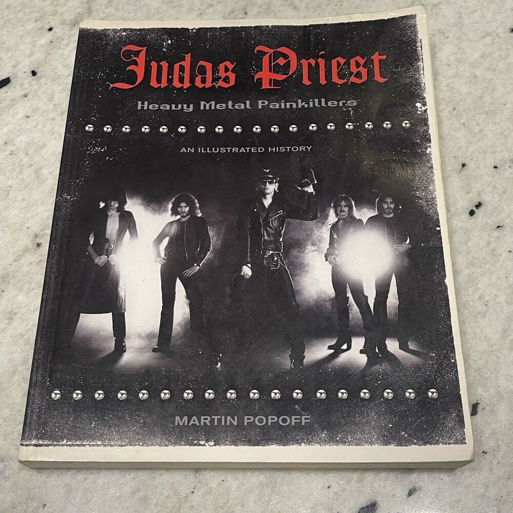 JUDAS PRIEST Heavy Metal Painkillers Illustrated History Martin Popoff Book